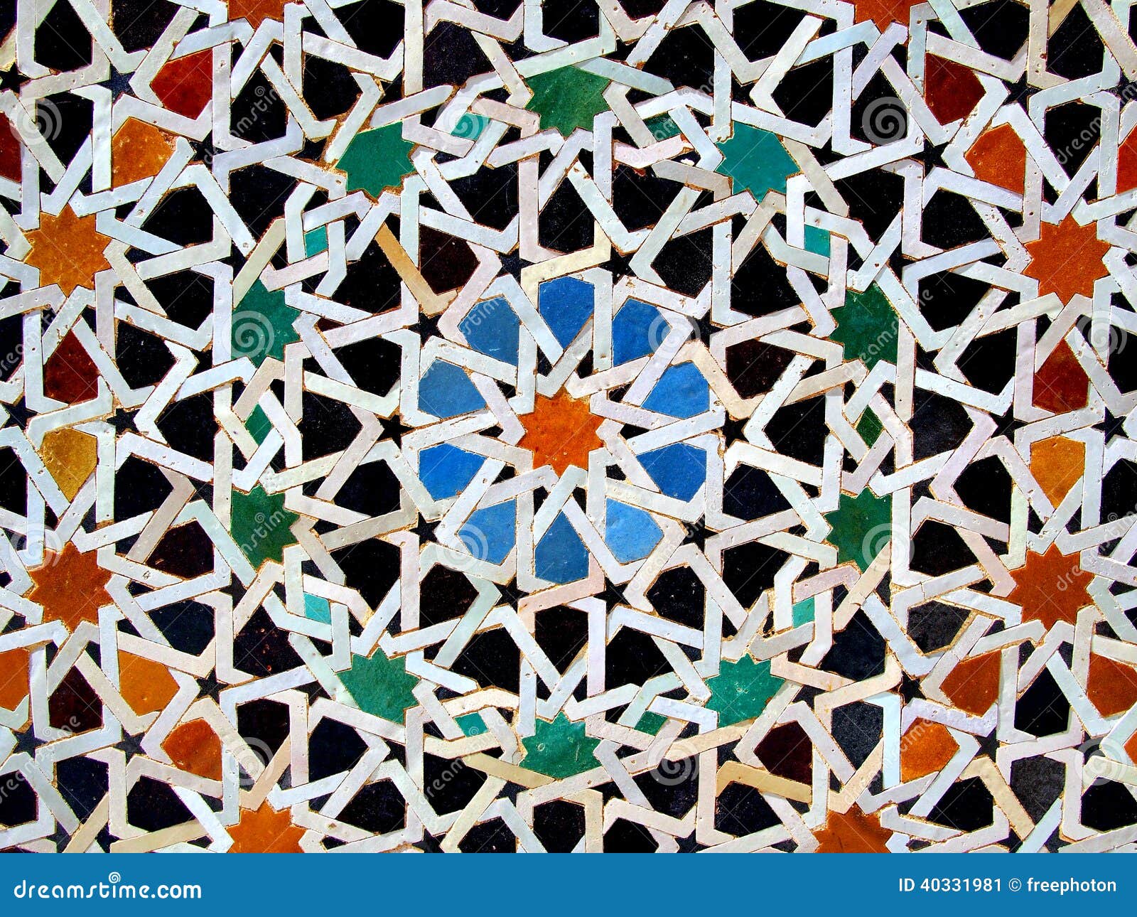 zellige, moroccan mosaic tiles